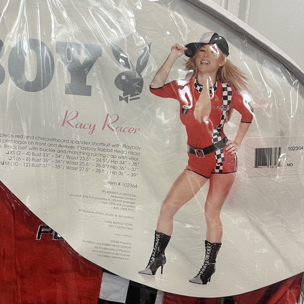 PlayBoy Racy Racer Costume NEW In Bag